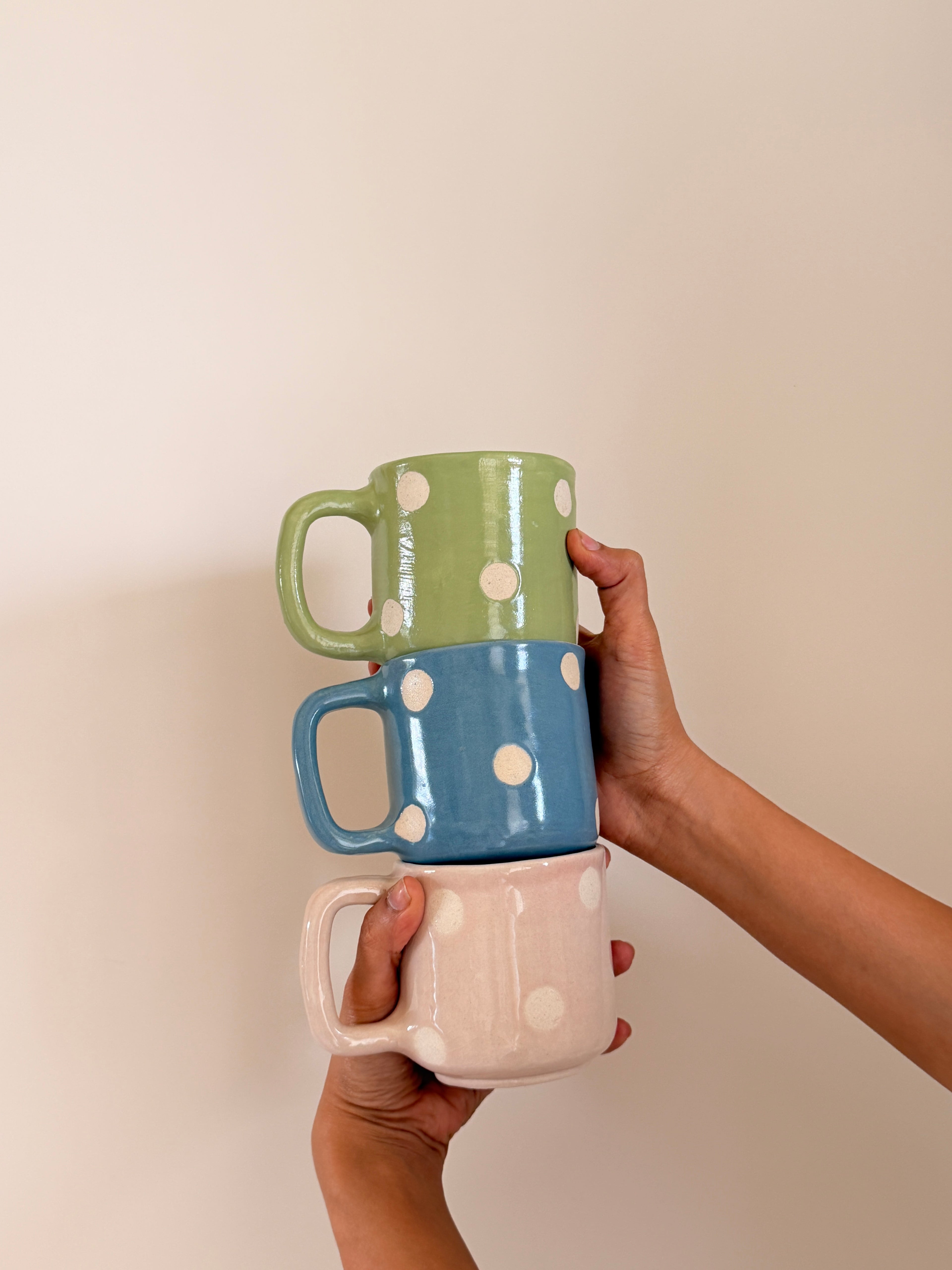 Polka Dot Bubble Mug