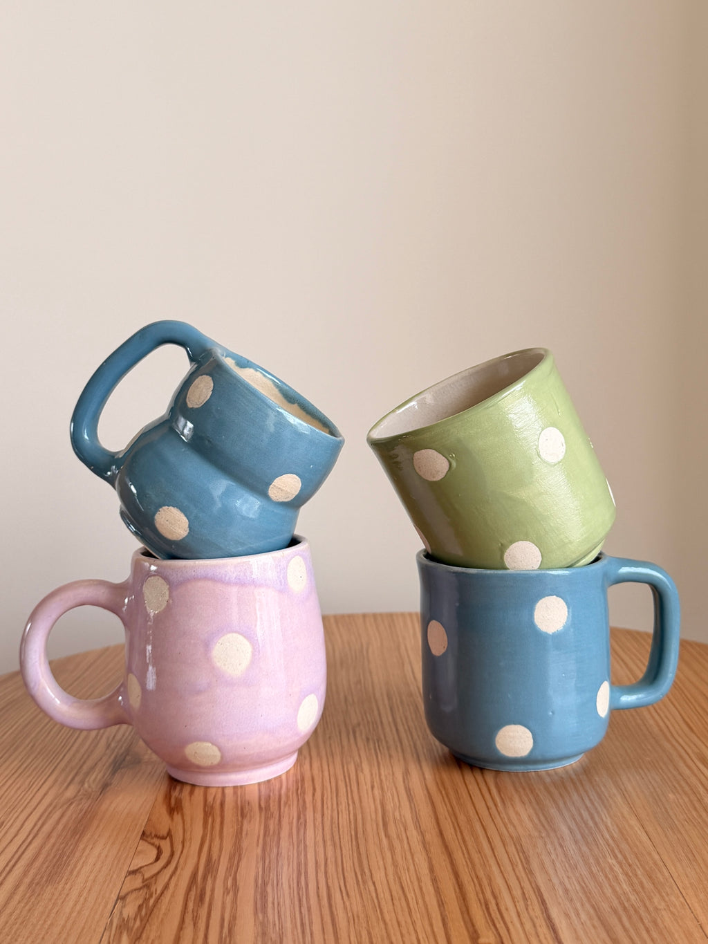 Polka Dot Bubble Mug