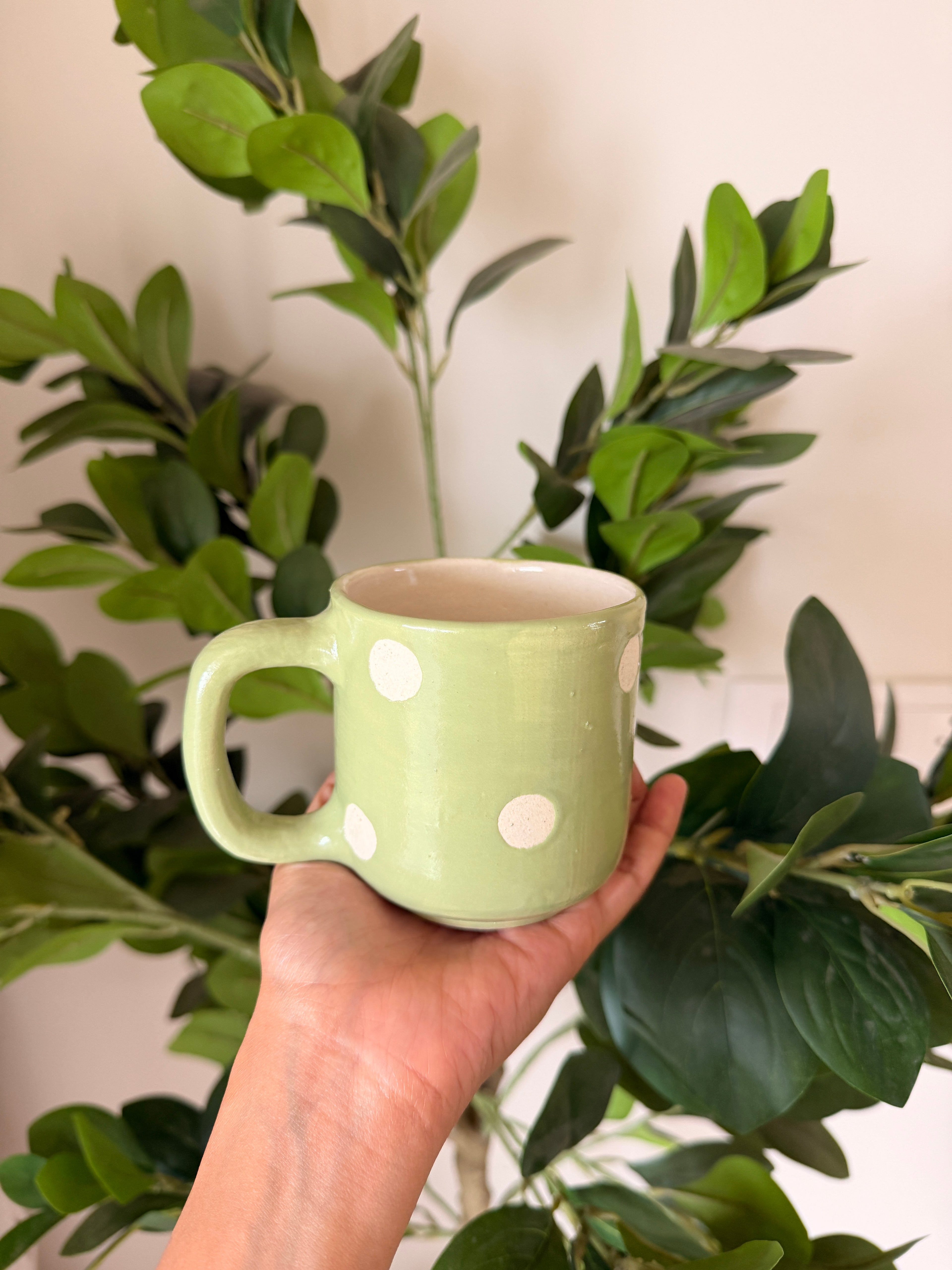 Polka Dot Bubble Mug