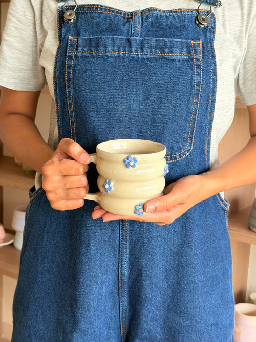 Bubble Flower Cup - Blue